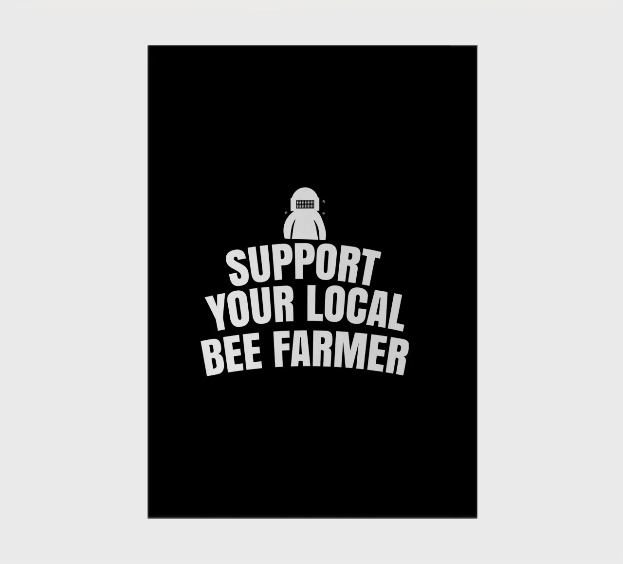 Support your local bee farmer notebook by happieeagle