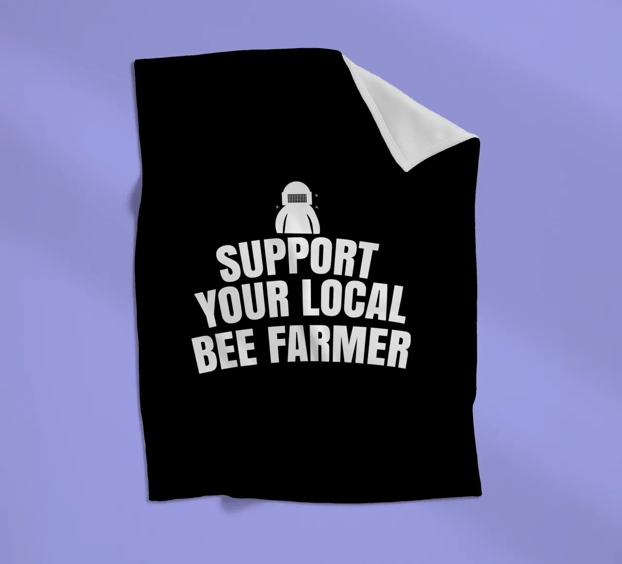Support your local bee farmer coperta in pile da happieeagle