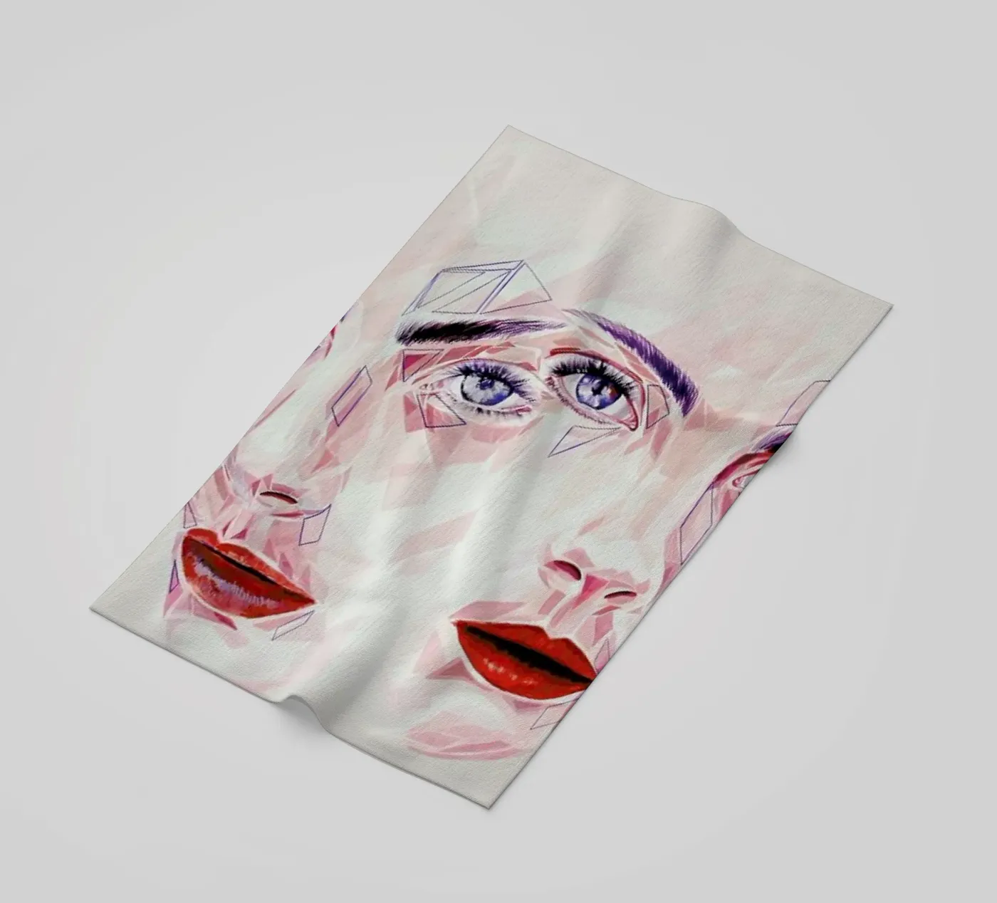 Native beach towel by Jaye Whitehead
