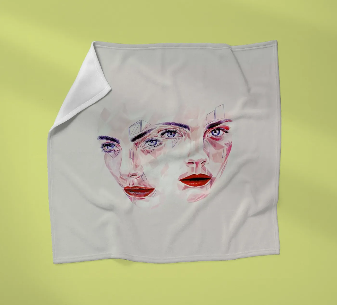 Native fleece blanket by Jaye Whitehead