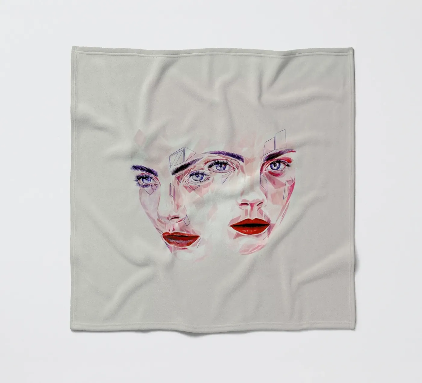 Native fleece blanket by Jaye Whitehead