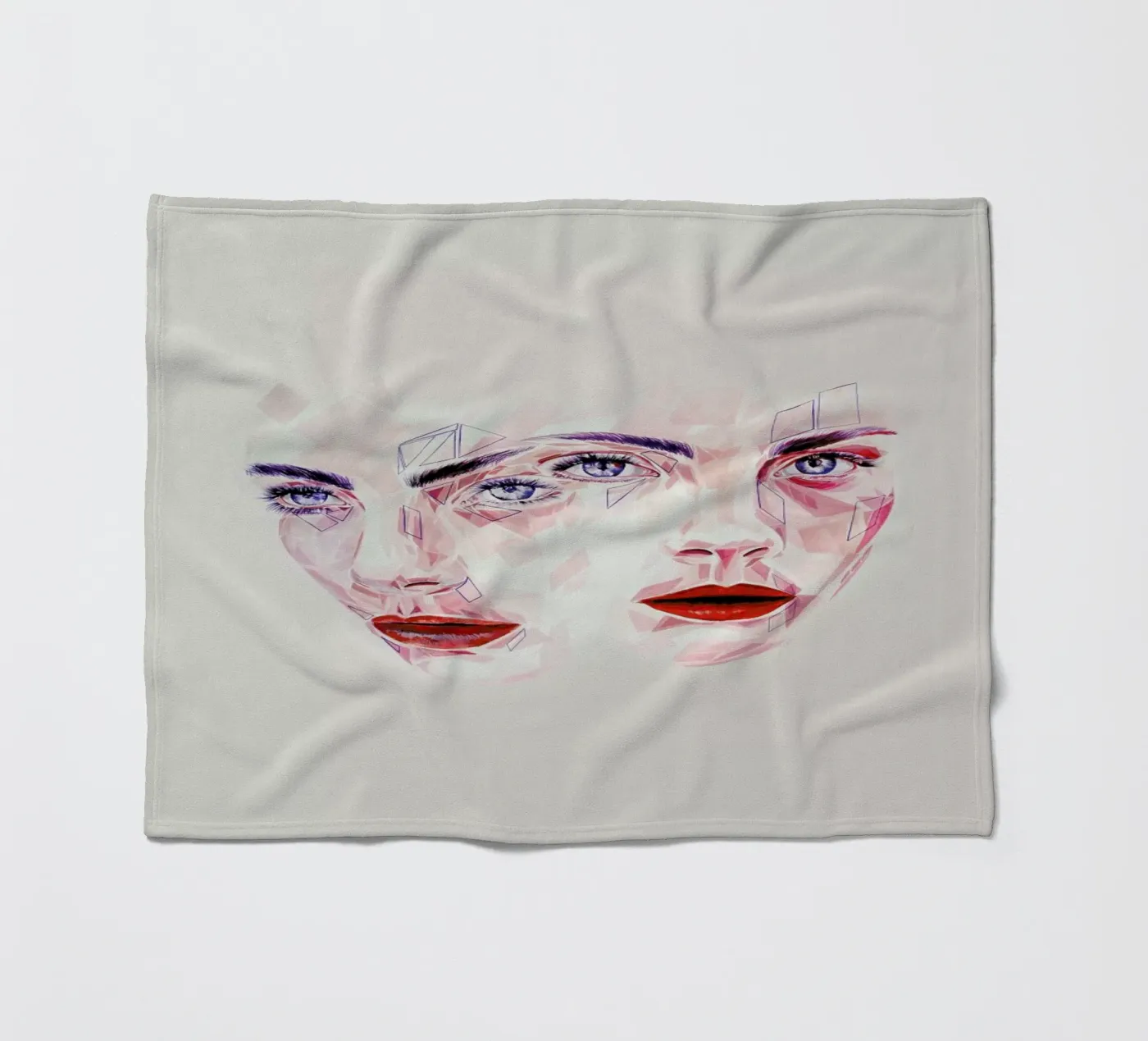 Native fleece blanket by Jaye Whitehead