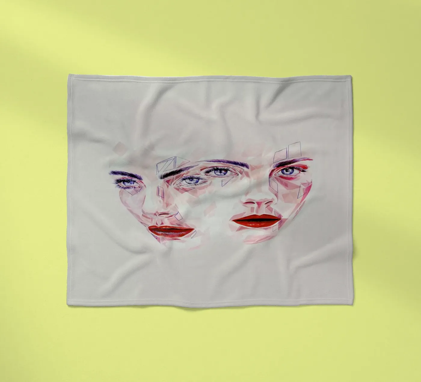 Native fleece blanket by Jaye Whitehead