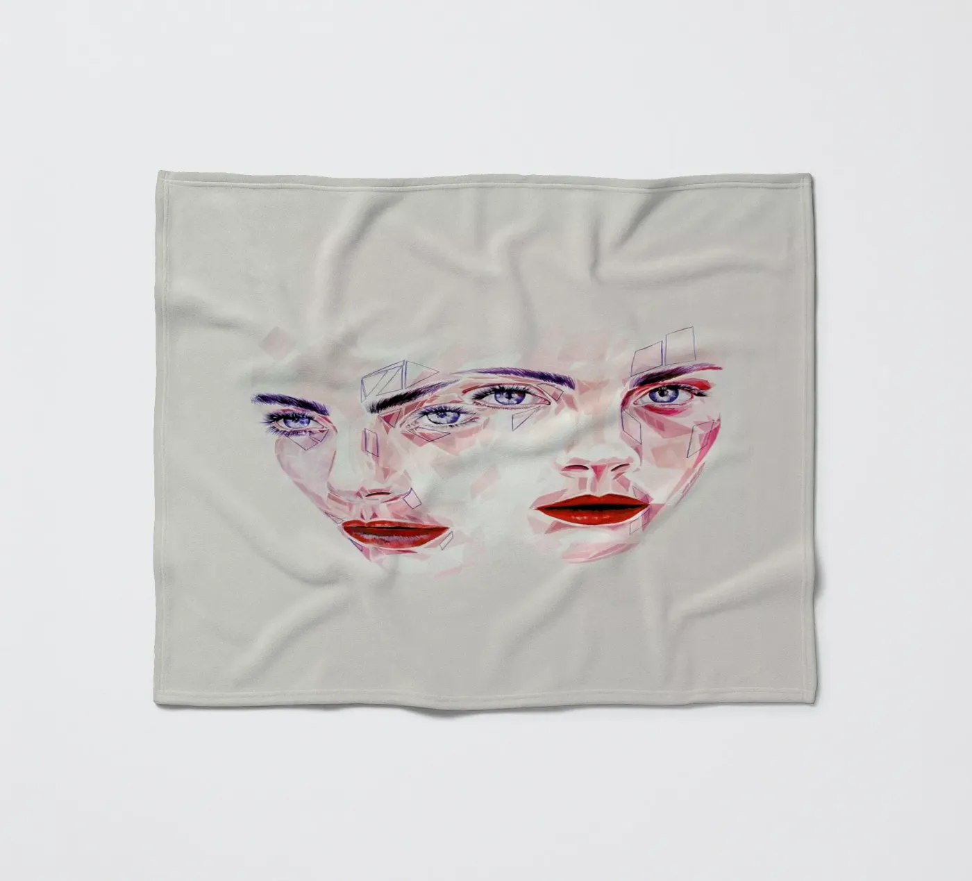 Native fleece blanket by Jaye Whitehead