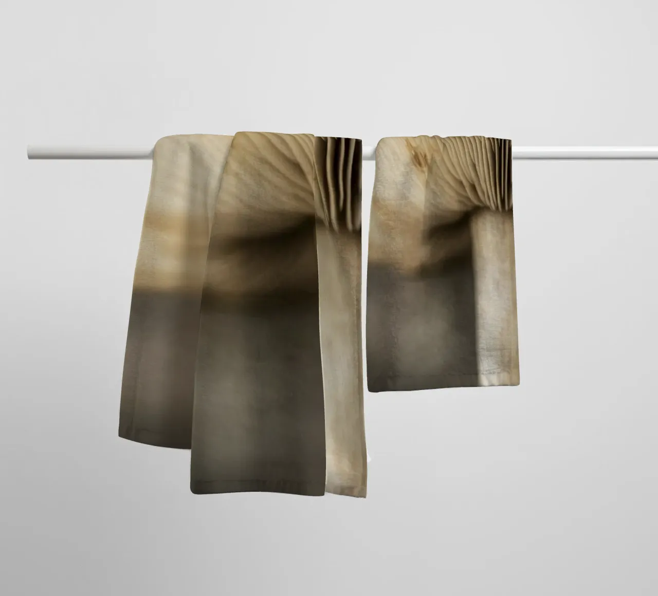 Fungo in tonalità marrone asciugamano da bagno da Imagine