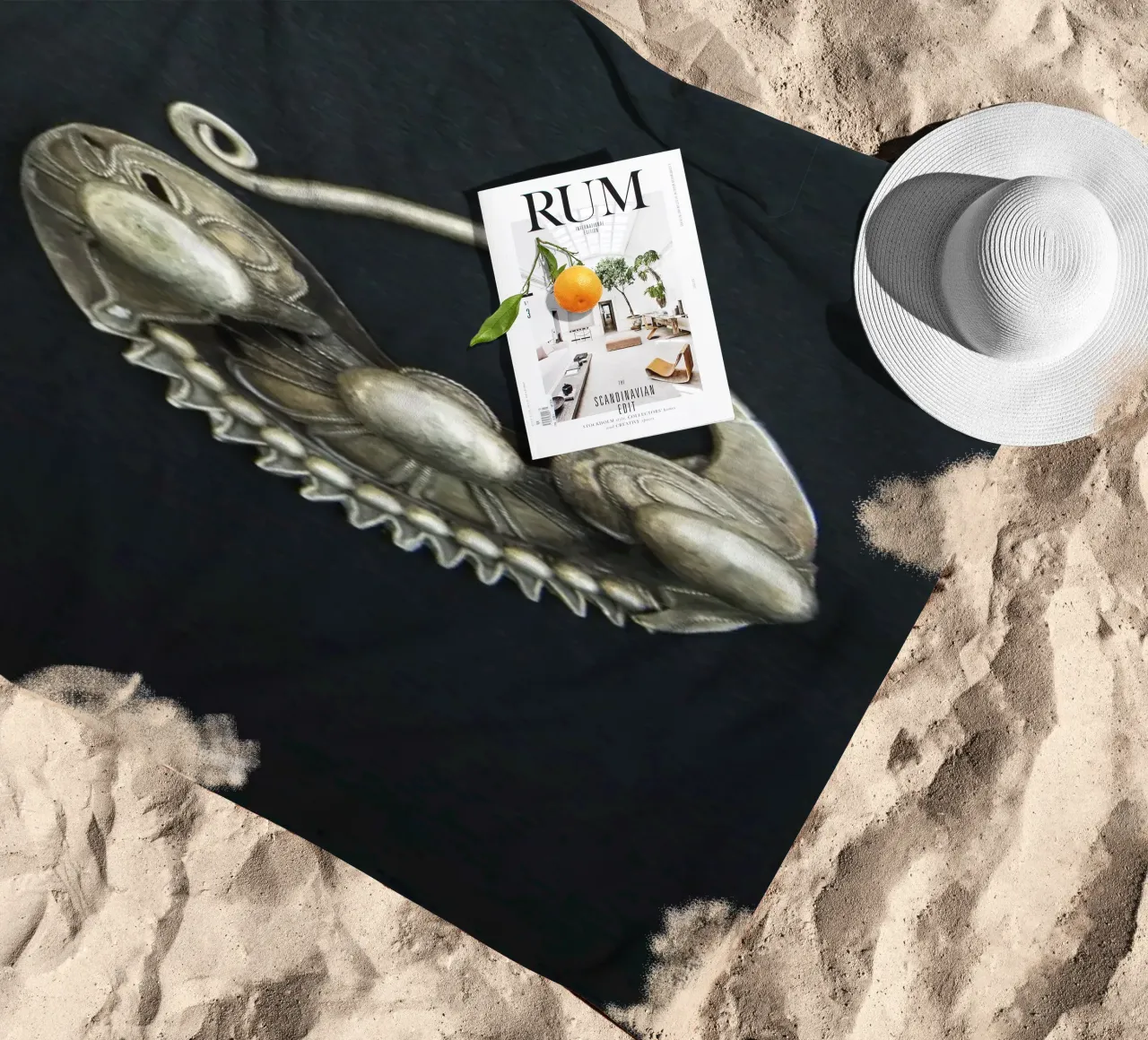 Orecchini mongoli telo mare da Teresa André