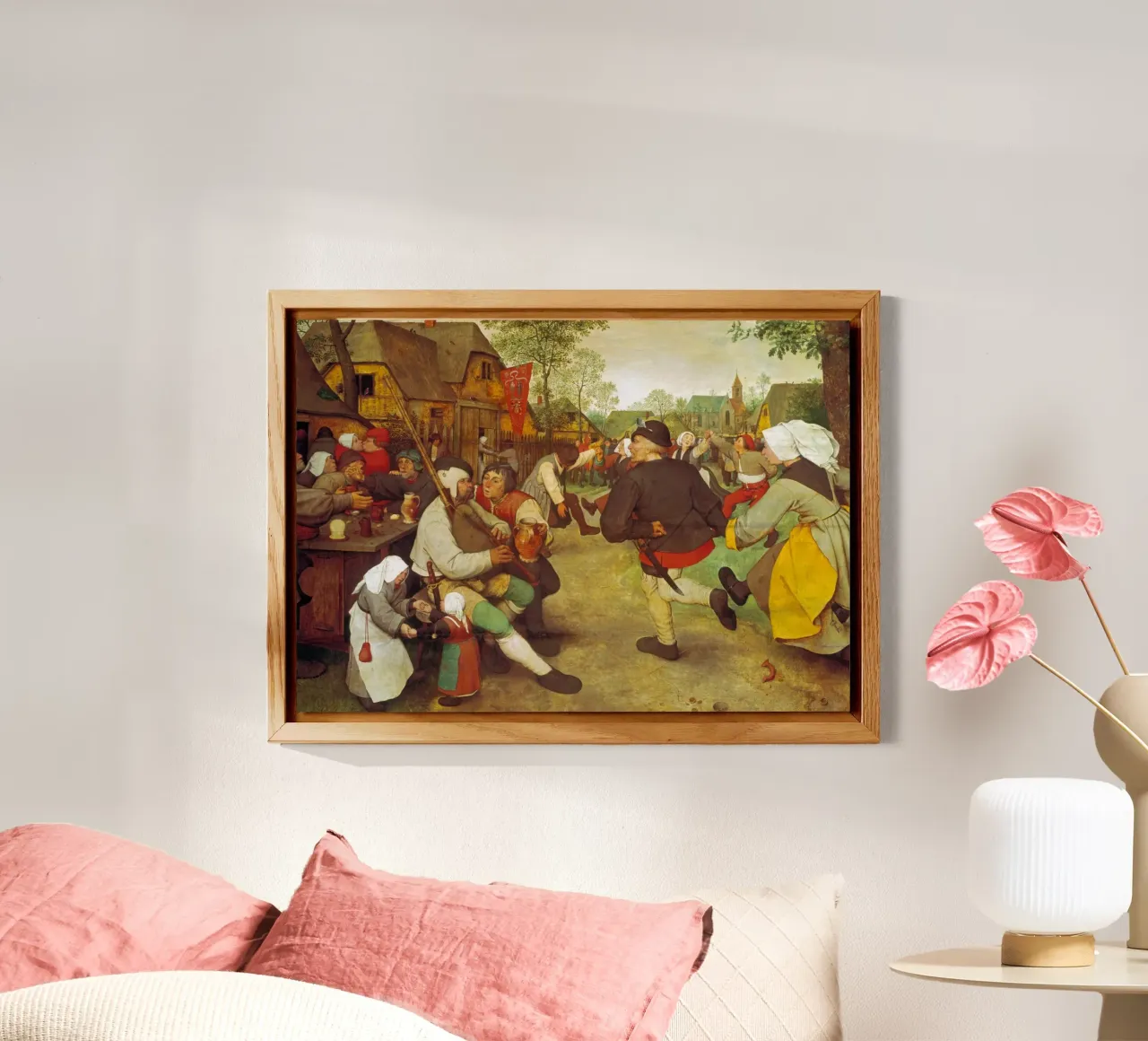 Pieter Brueghel d.Ä. - Contadini danzanti alluminio dibond da ARTOTHEK