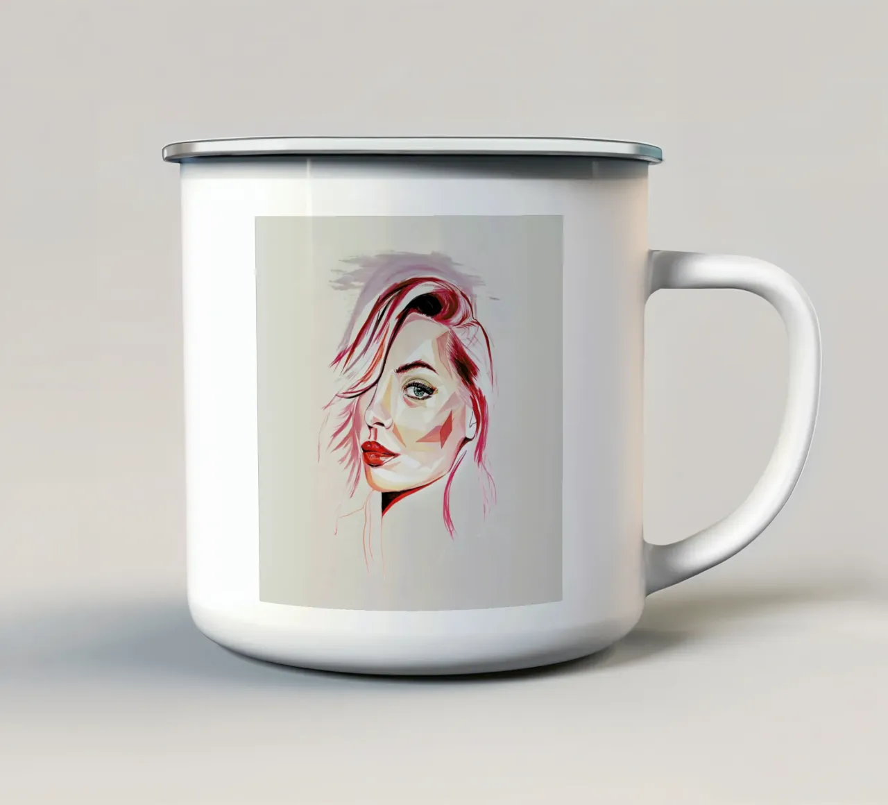Esthete tazza in smalto da Jaye Whitehead