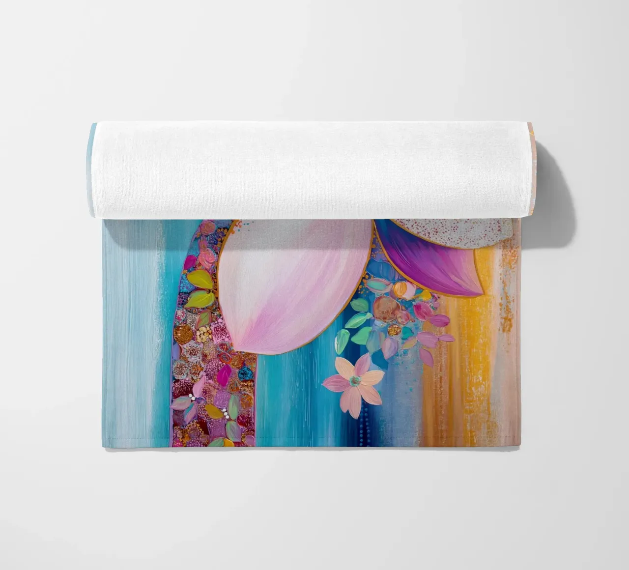 Fiore dai colori allegri telo mare da Imagine