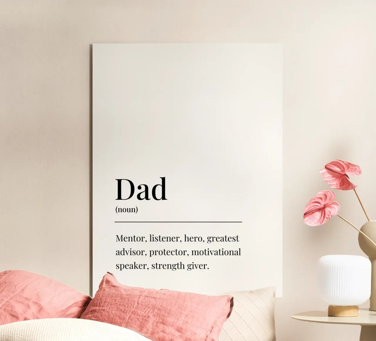 Dad definition alu-dibond by Paigaam Studio
