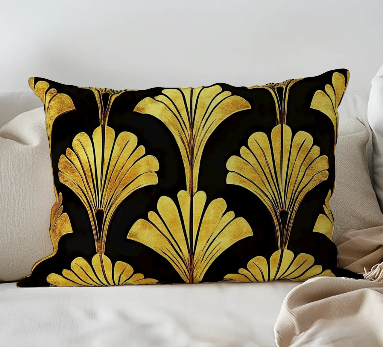 Art Deco "Luxe Perspective" cuscino da Golden Era