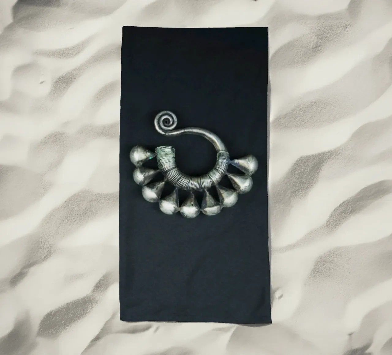 Orecchini mongoli telo mare da Teresa André