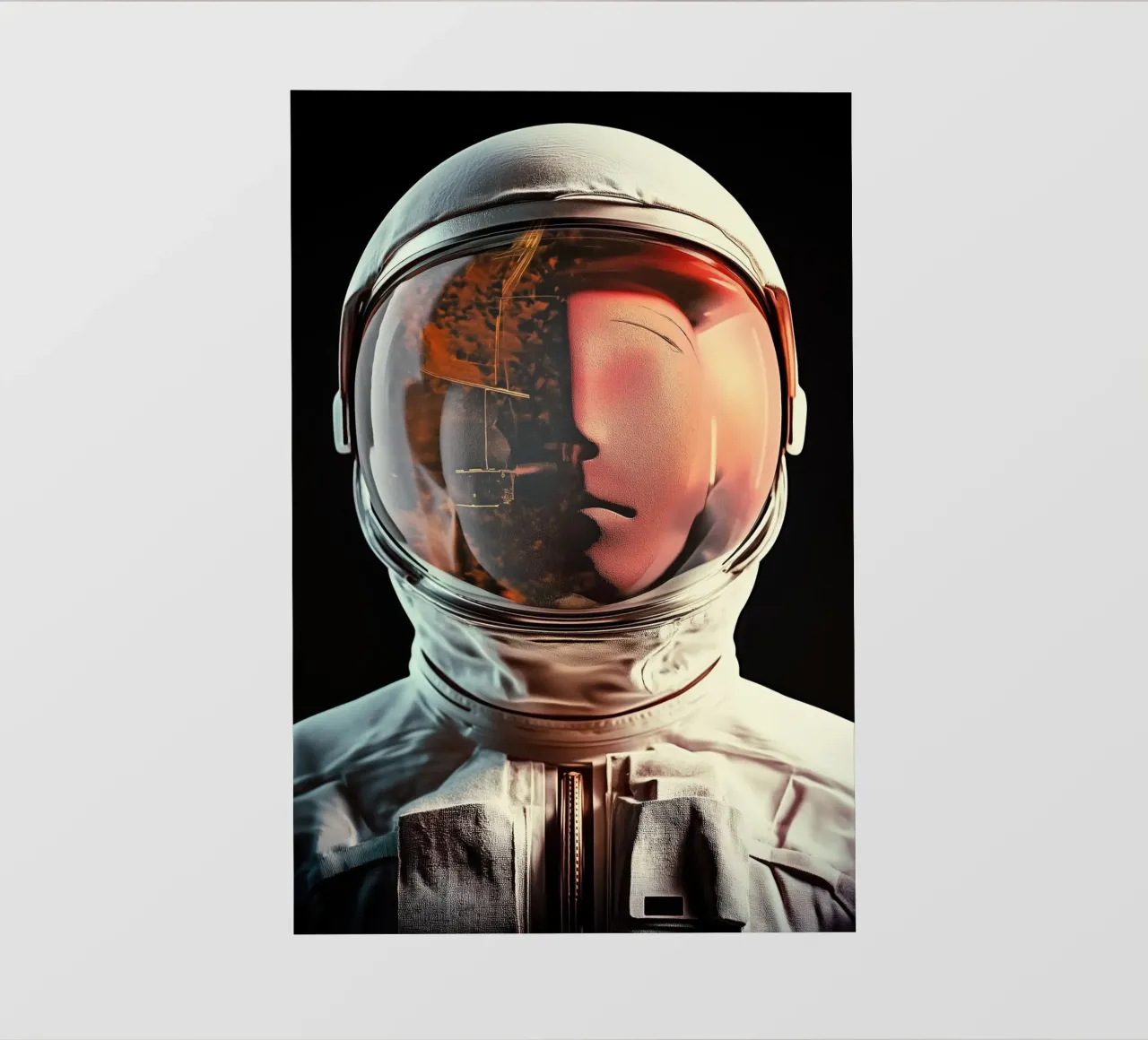 Astronauta pellicola backlit da Imagine