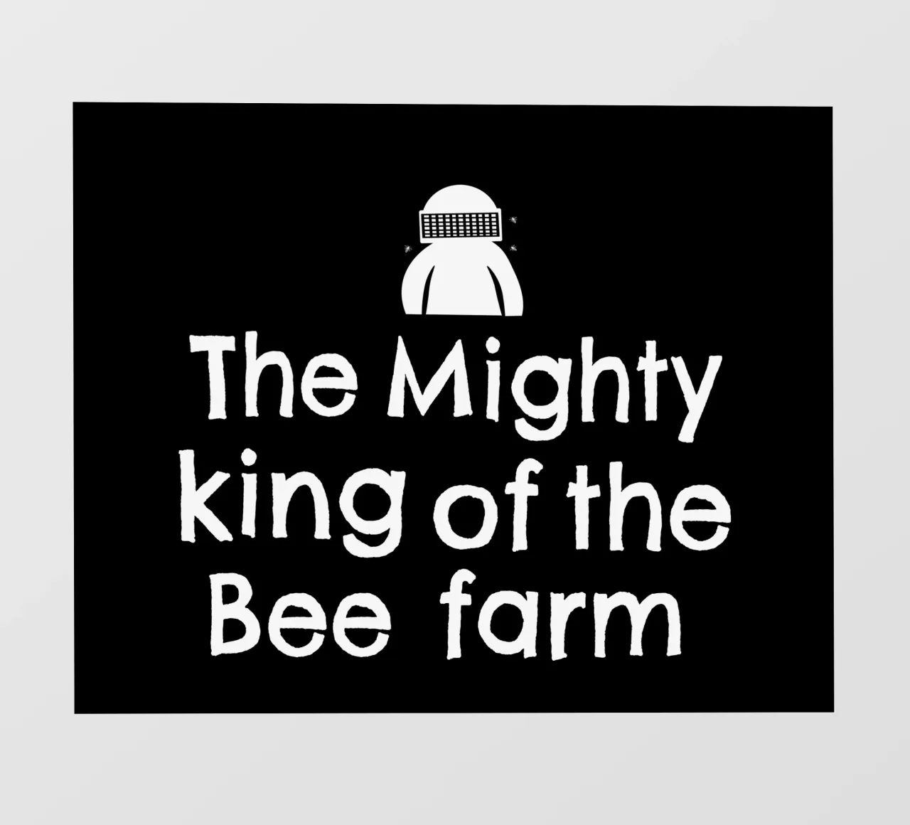 The mighty king of the bee farm telo in pvc da happieeagle