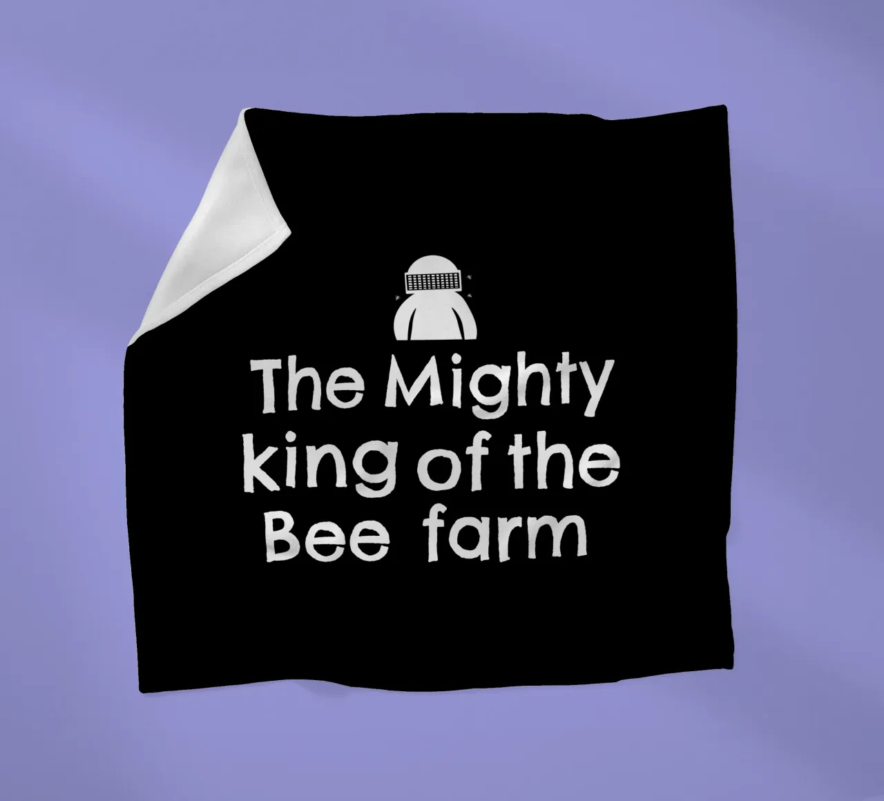 The mighty king of the bee farm coperta in pile da happieeagle