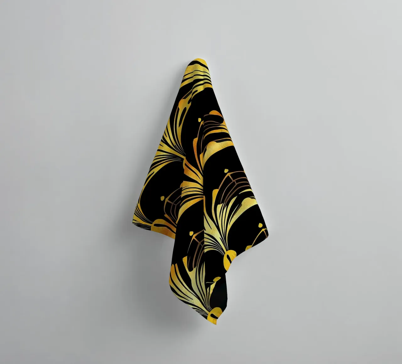 Art Deco "Lustrous Visions" towel by Golden Era