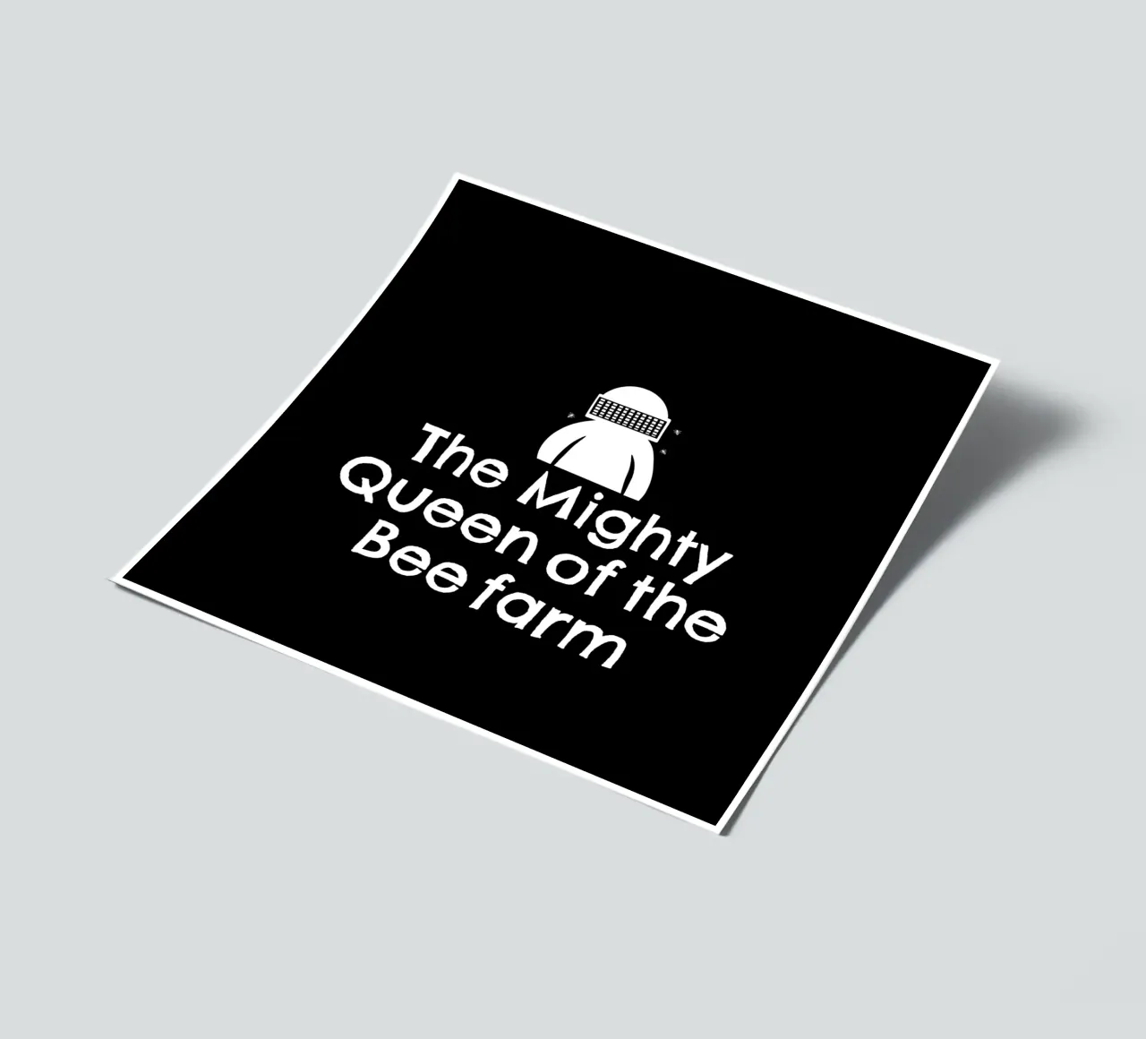 The mighty queen of the bee farm sticker sheet by happieeagle