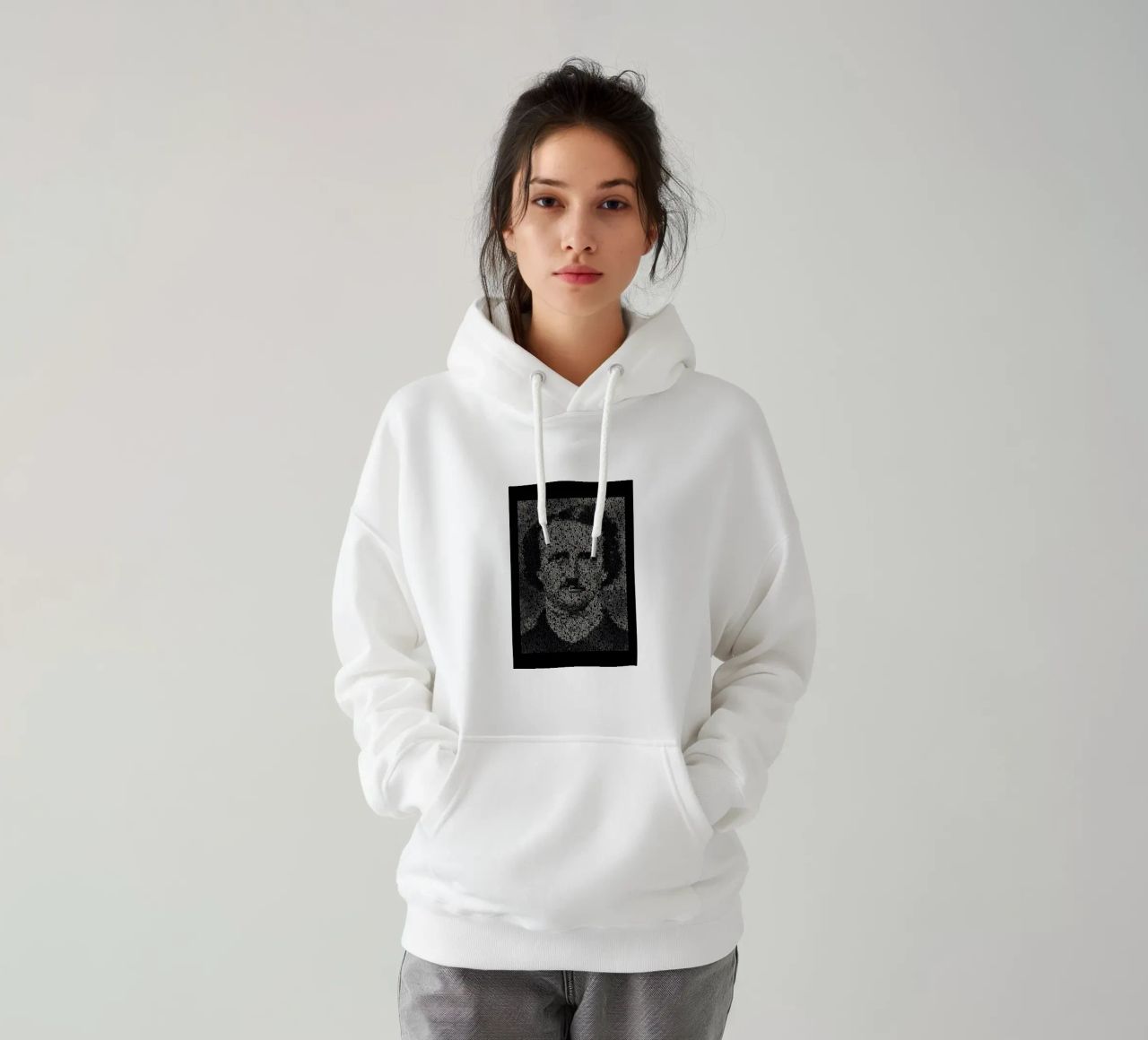 The Raven felpa con cappuccio da Robotic Ewe