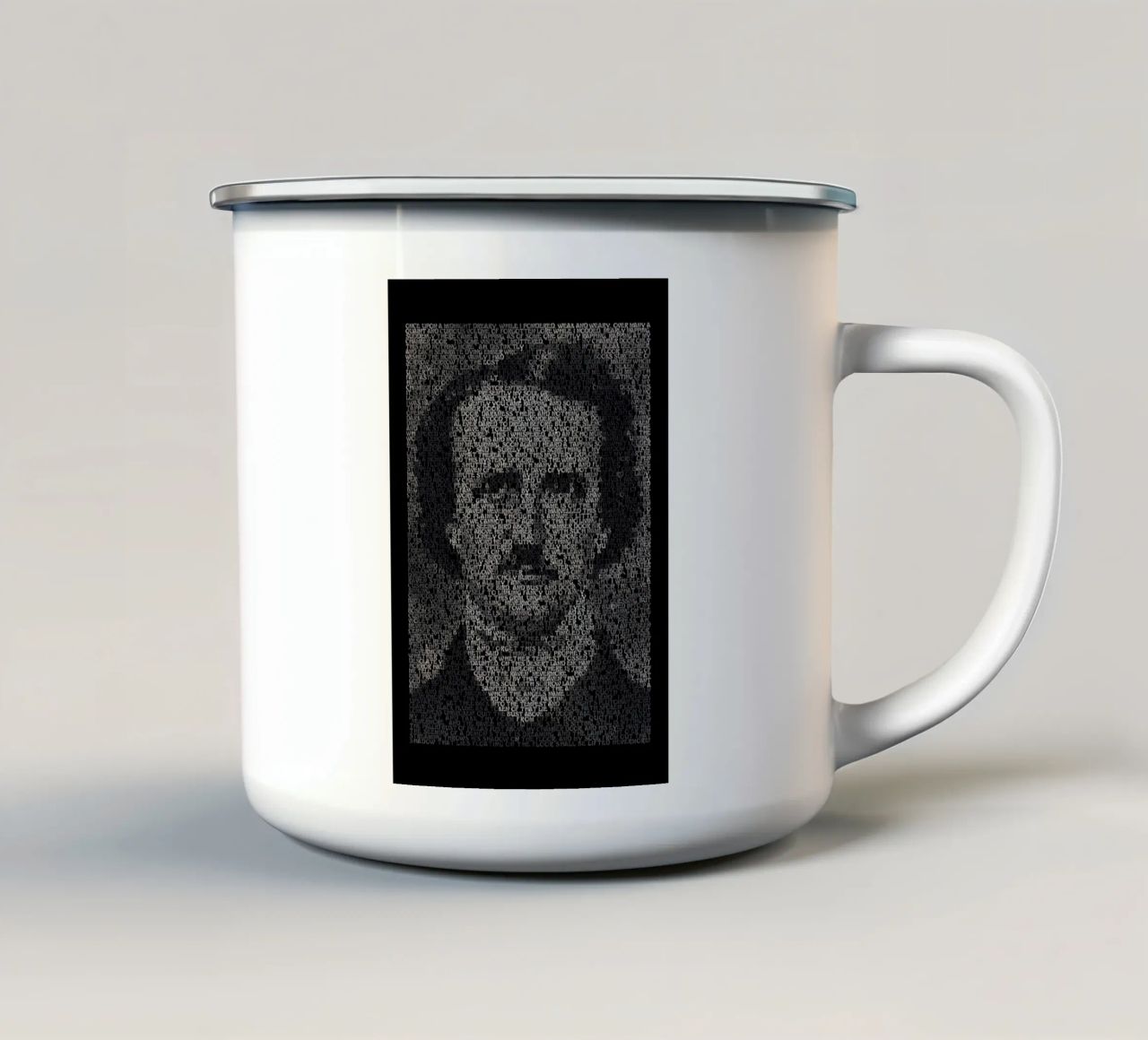 The Raven tazza in smalto da Robotic Ewe