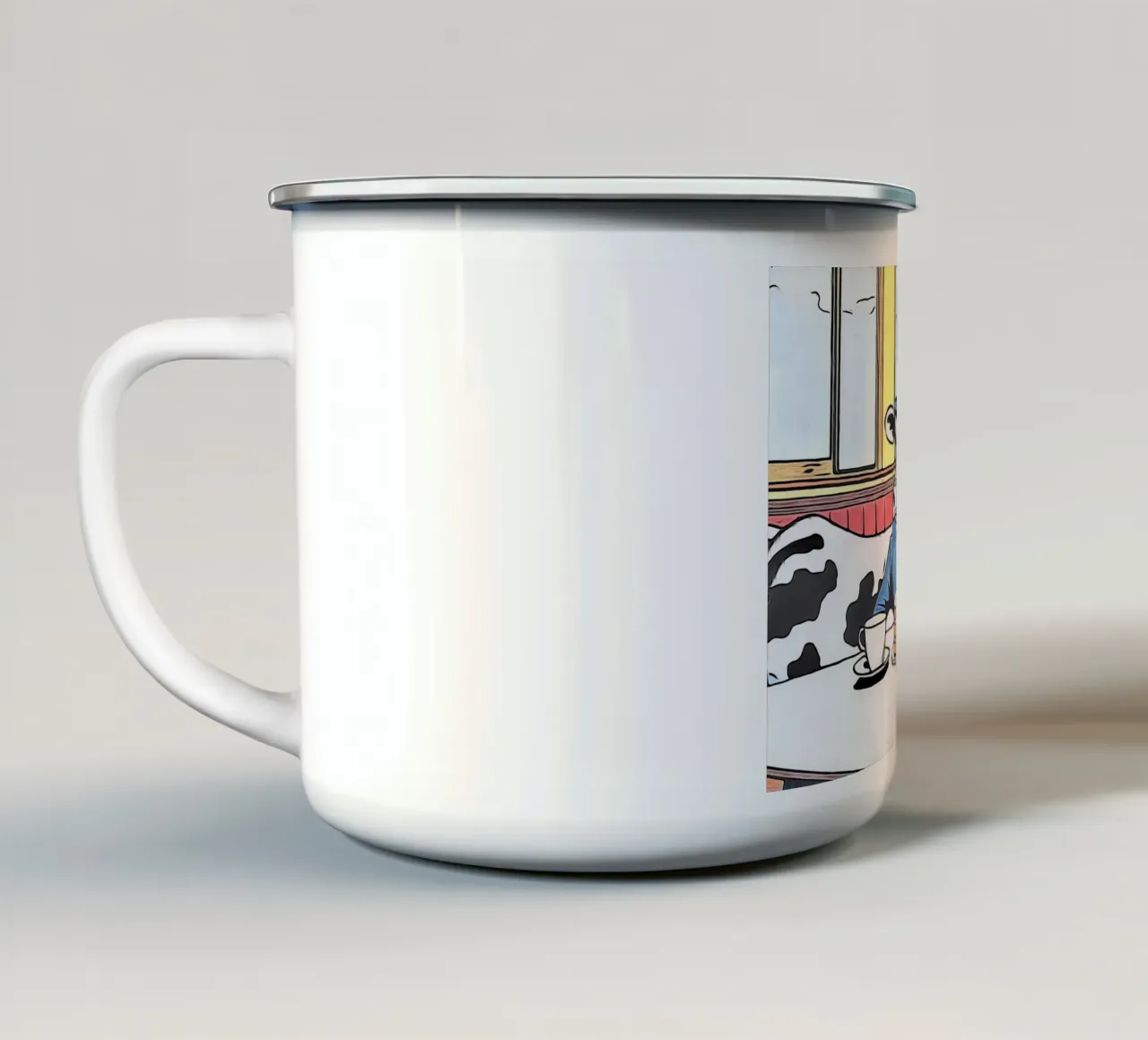 Animali Pop Art #15 tazza in smalto da ZAMART - PopArt