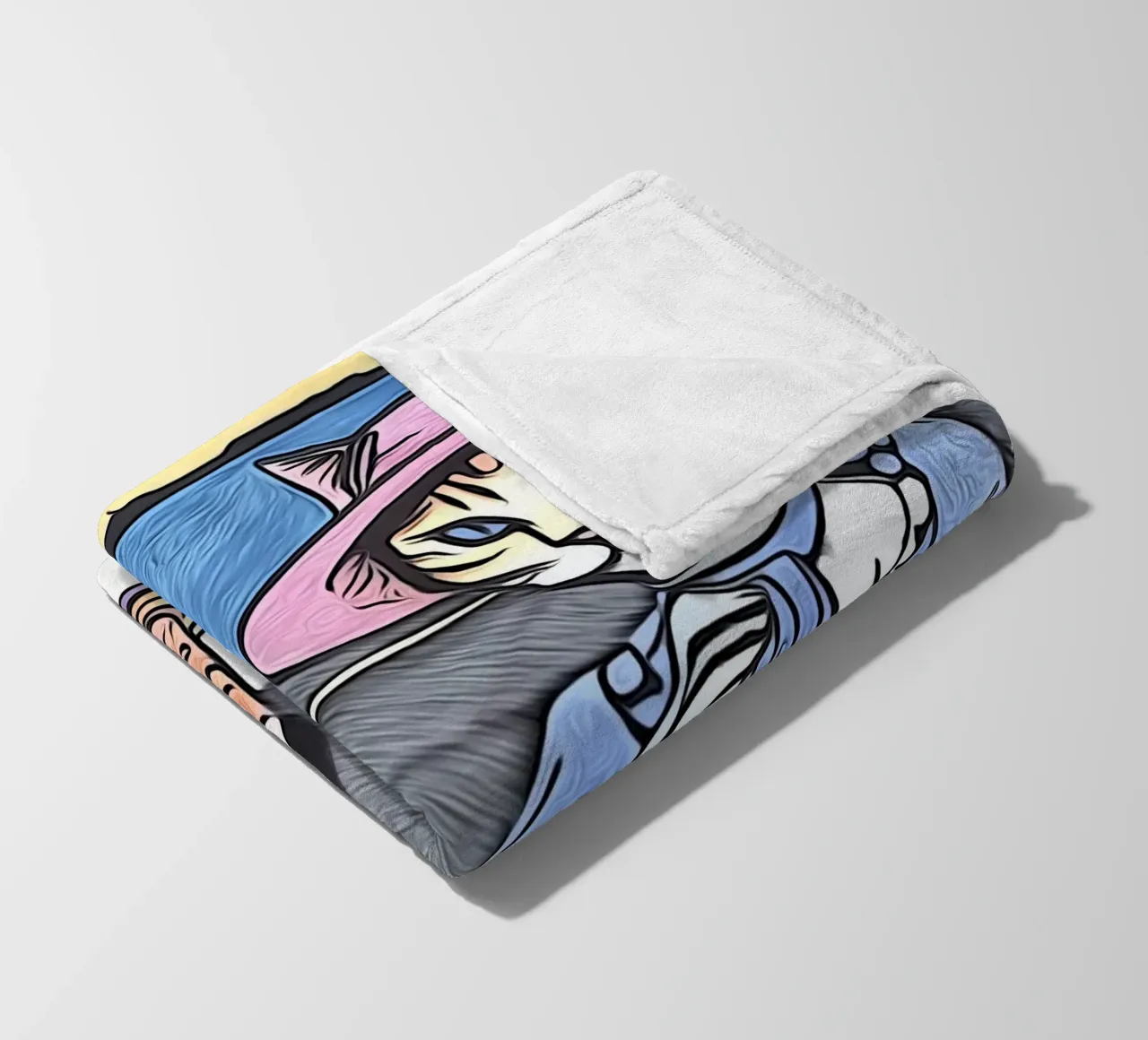 Animali Pop Art #16 coperta in pile da ZAMART - PopArt