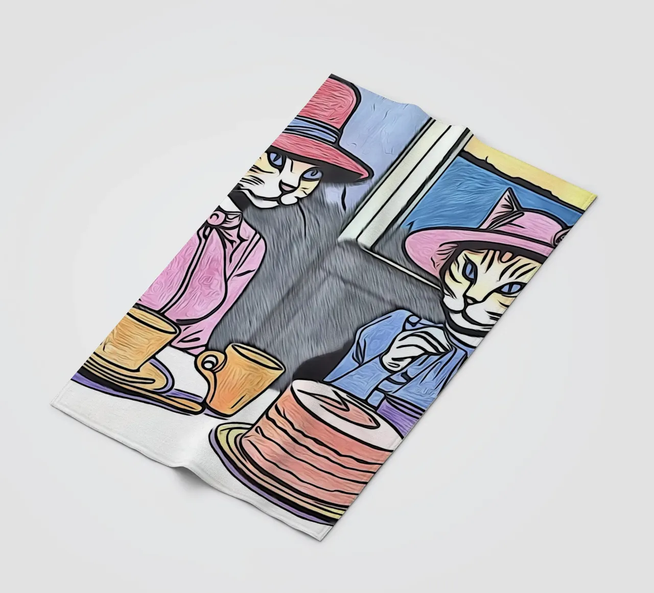 Animali Pop Art #16 coperta in pile da ZAMART - PopArt