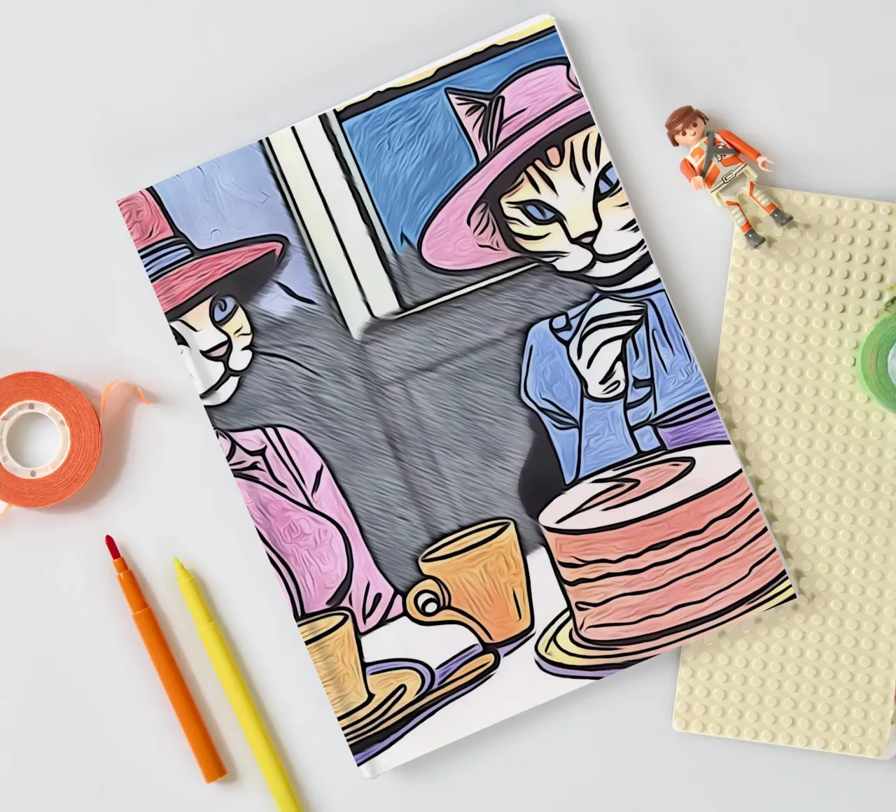 Animali Pop Art #16 diario da ZAMART - PopArt
