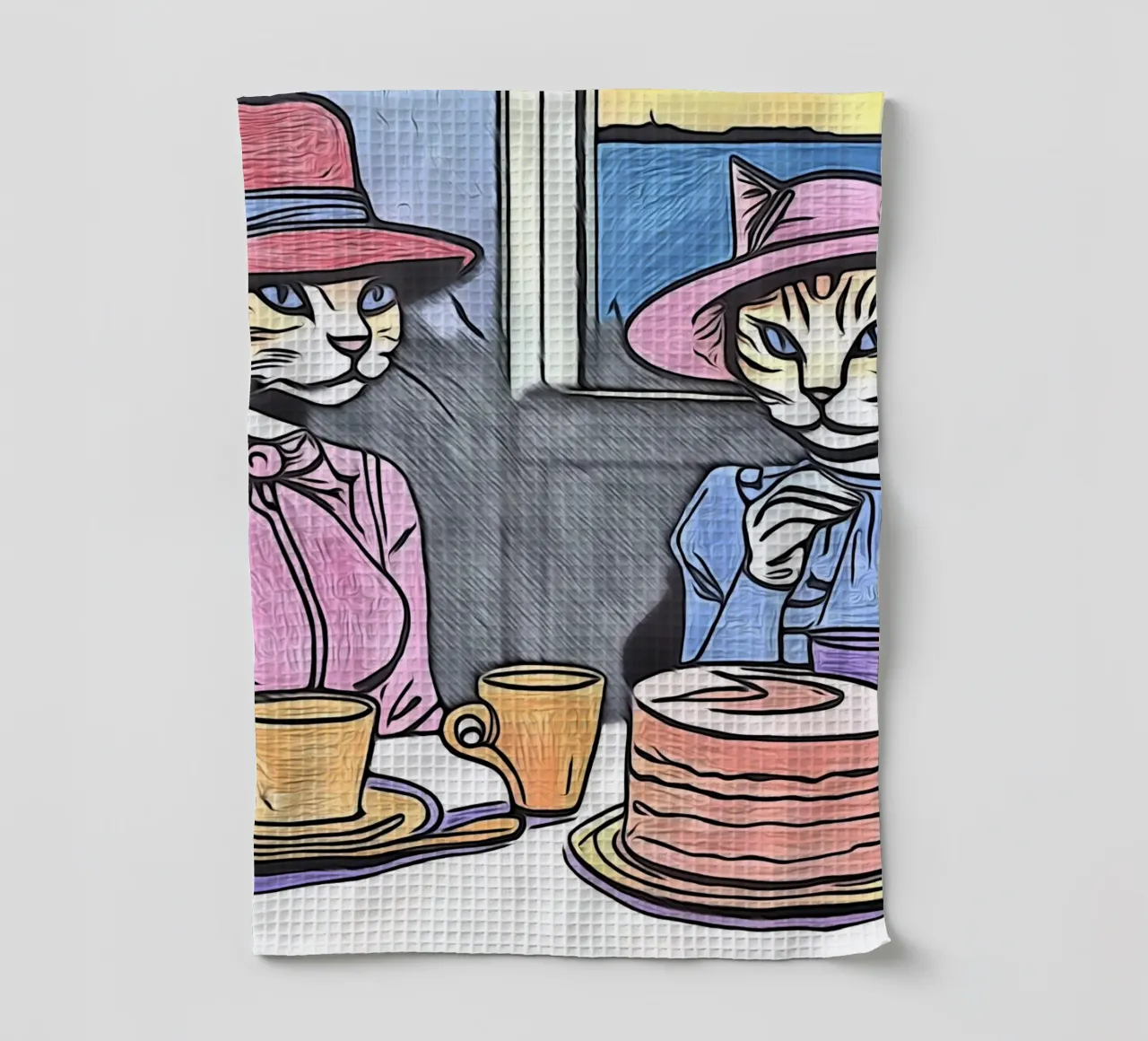 Animali Pop Art #16 canovaccio da cucina da ZAMART - PopArt