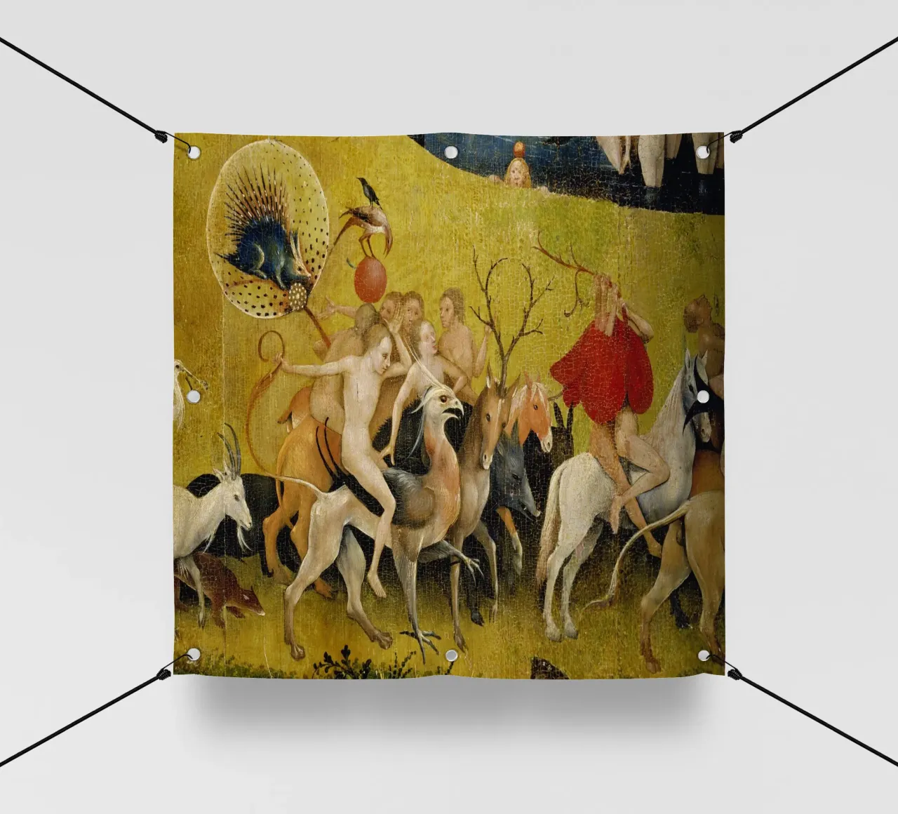 Hieronymus Bosch - Il giardino delle delizie telo in pvc da ARTOTHEK