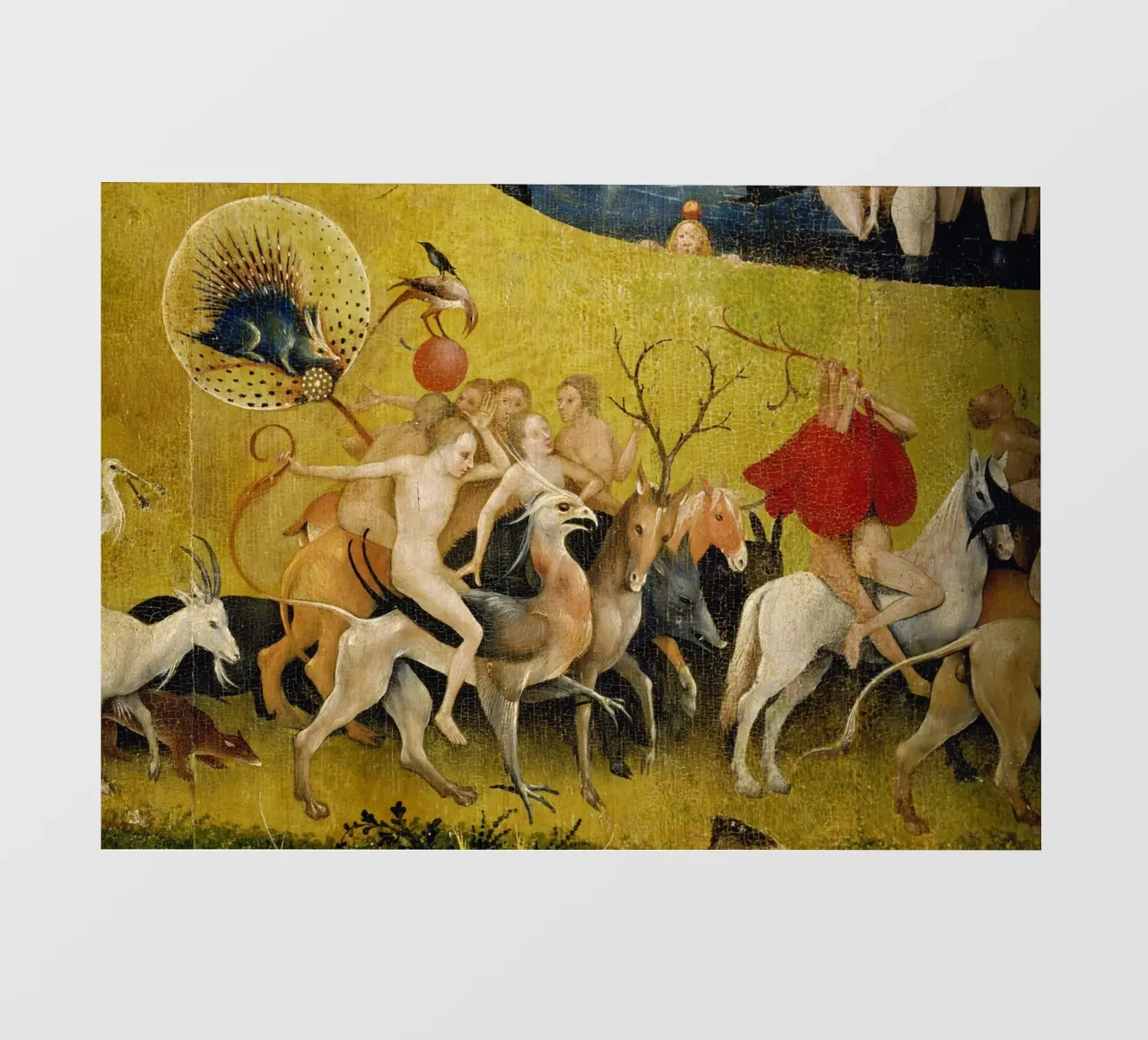 Hieronymus Bosch - Il giardino delle delizie telo in pvc da ARTOTHEK