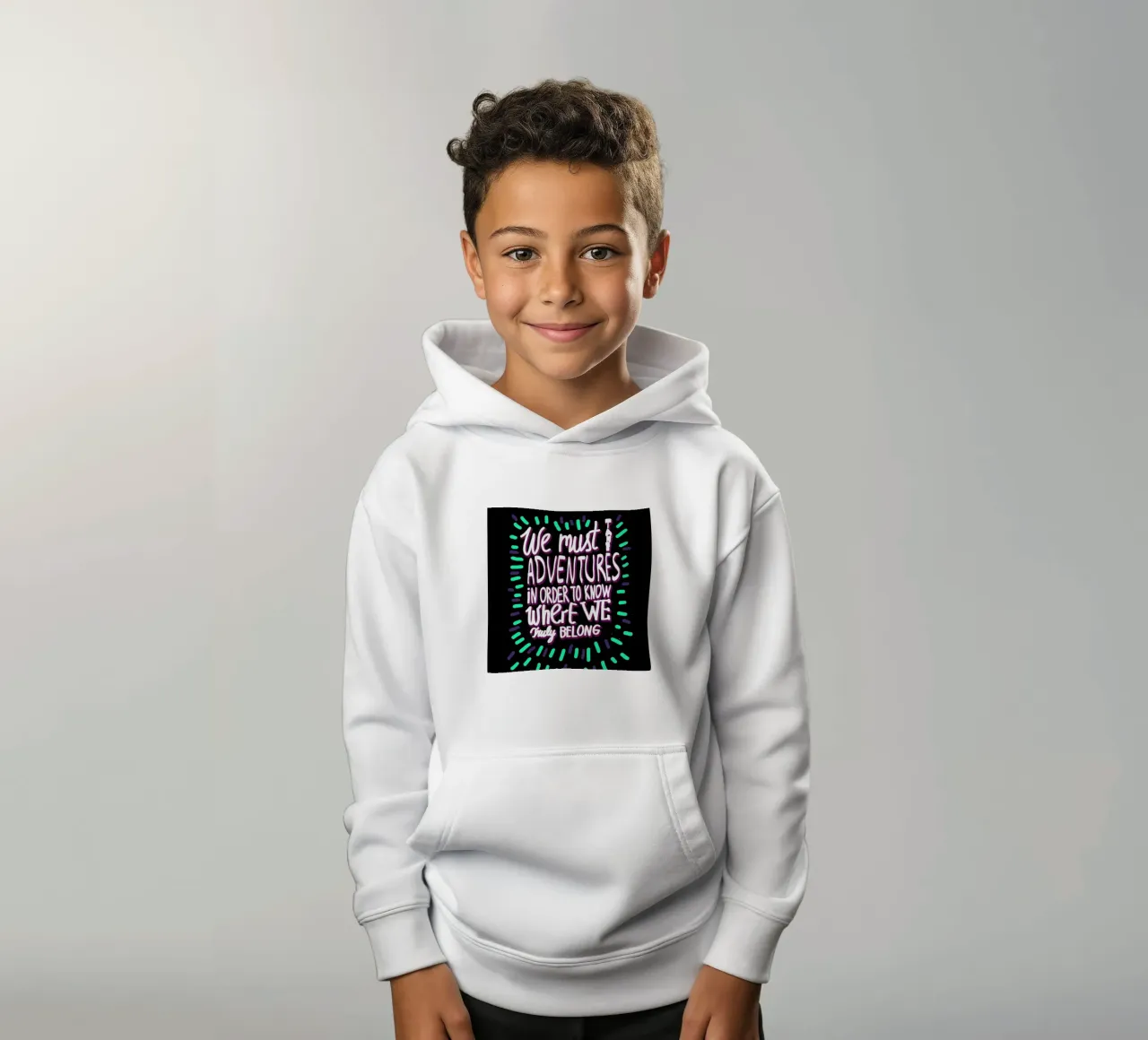 We Must Take Adventures Back Kinder Hoodie von Vasare Nar