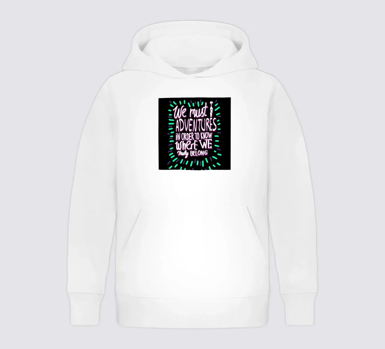 We Must Take Adventures Back Kinder Hoodie von Vasare Nar