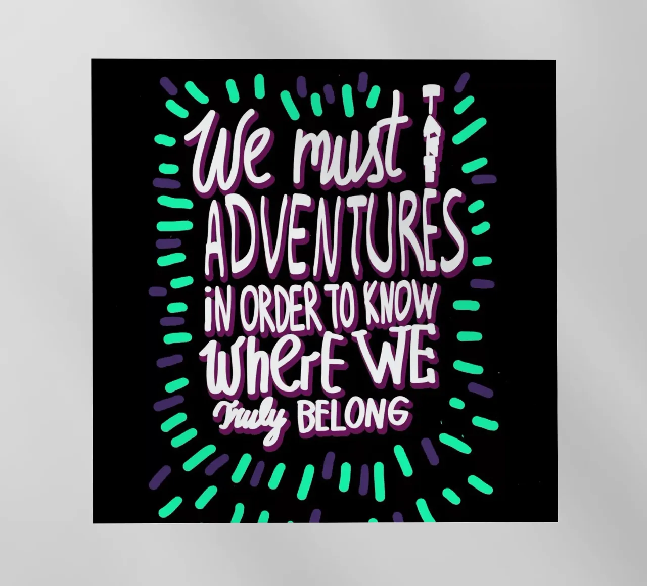 We Must Take Adventures Back pellicola backlit da Vasare Nar