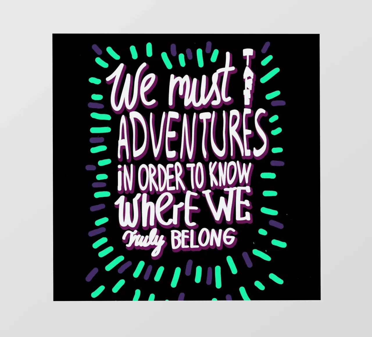 We Must Take Adventures Back pellicola backlit da Vasare Nar