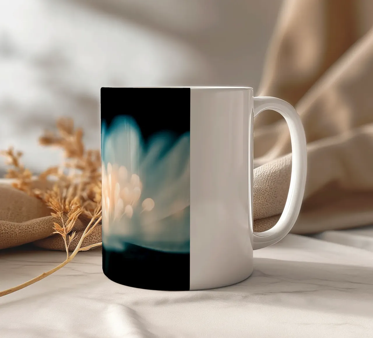 Fiore trasparente tazza in ceramica da Imagine