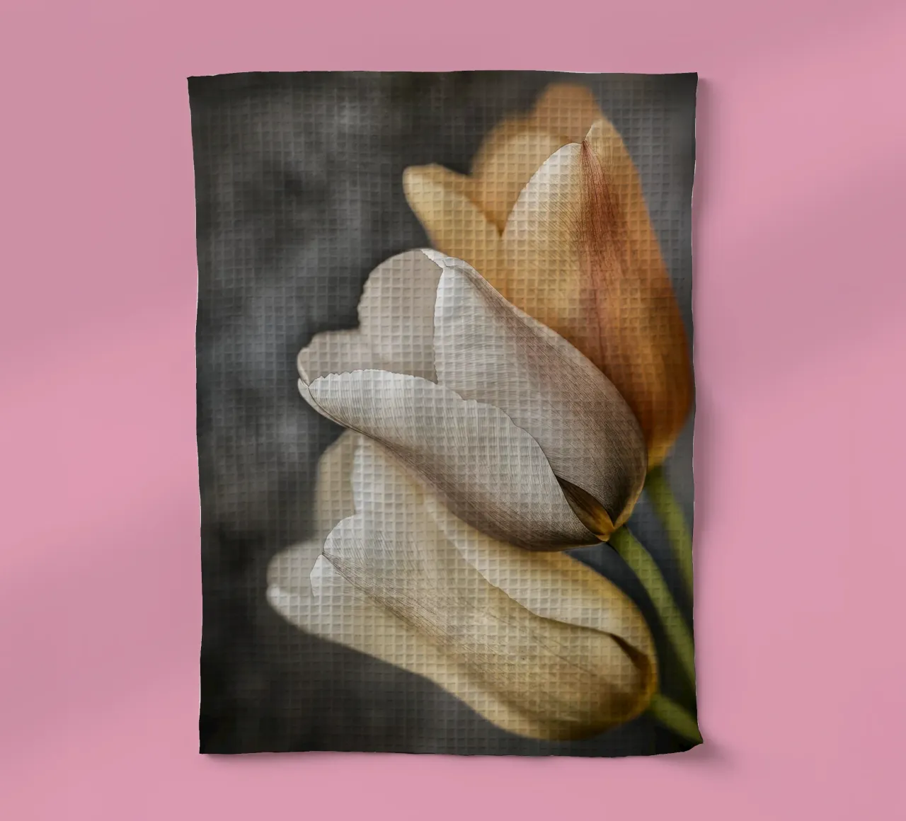 Tulipani dai colori tenui canovaccio da cucina da Imagine