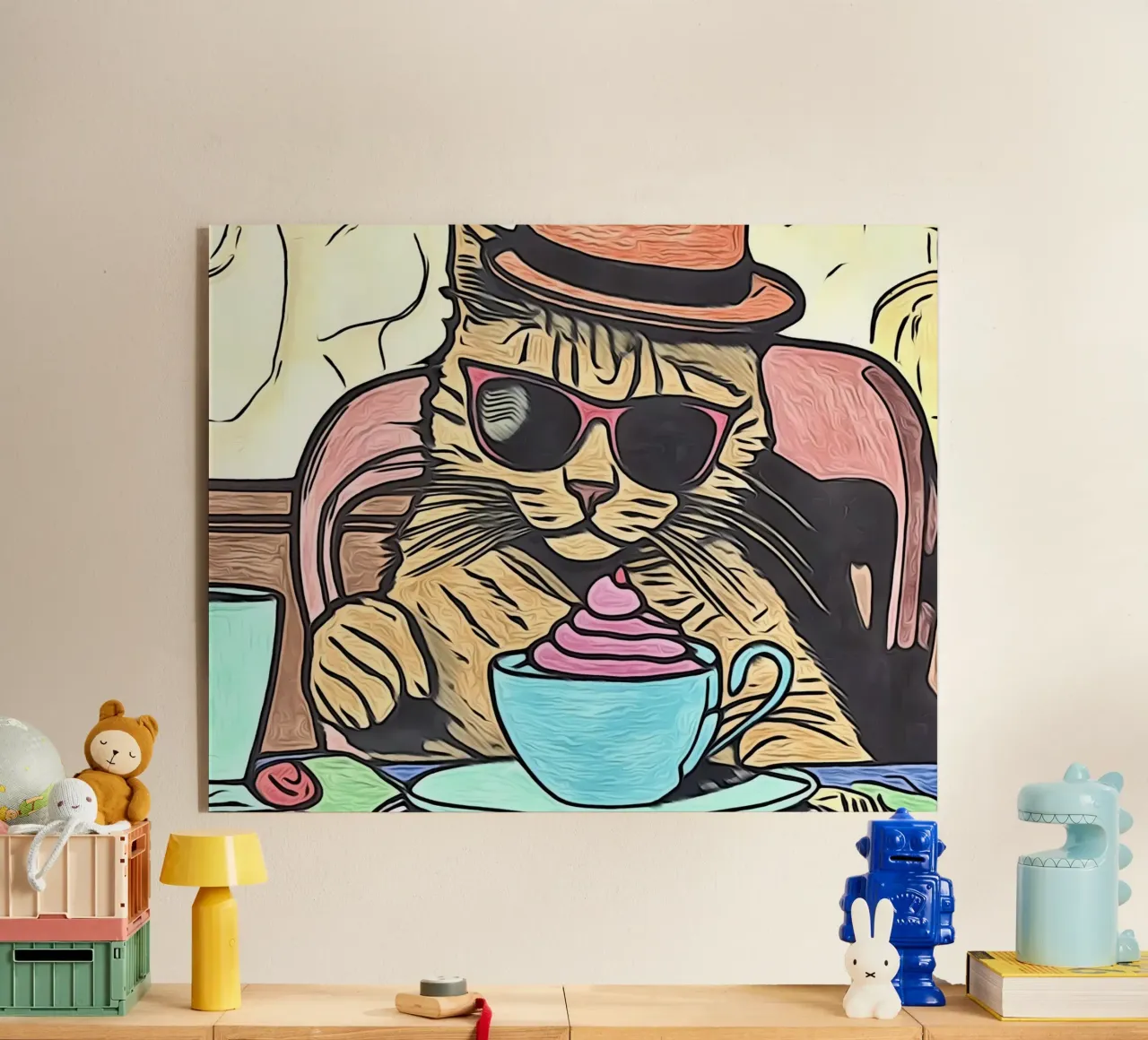 Pop Art Animals #17 acrylic glass by ZAMART - PopArt