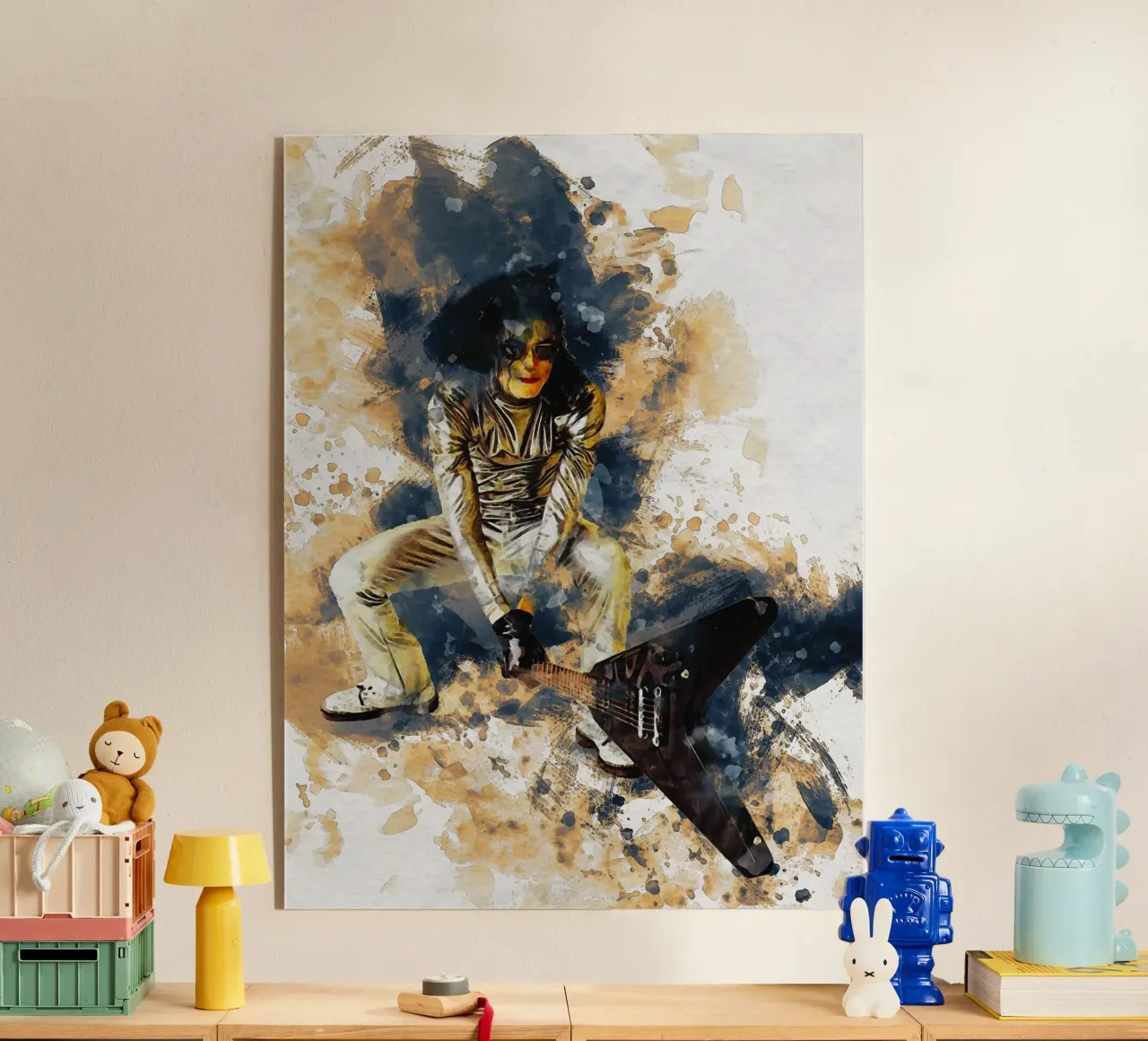 Mancha de MJ metacrilato de Gunawan Rb