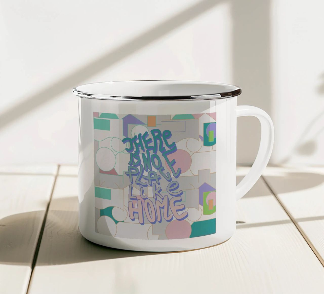 There Is No Place Like Home tazza in smalto da Vasare Nar