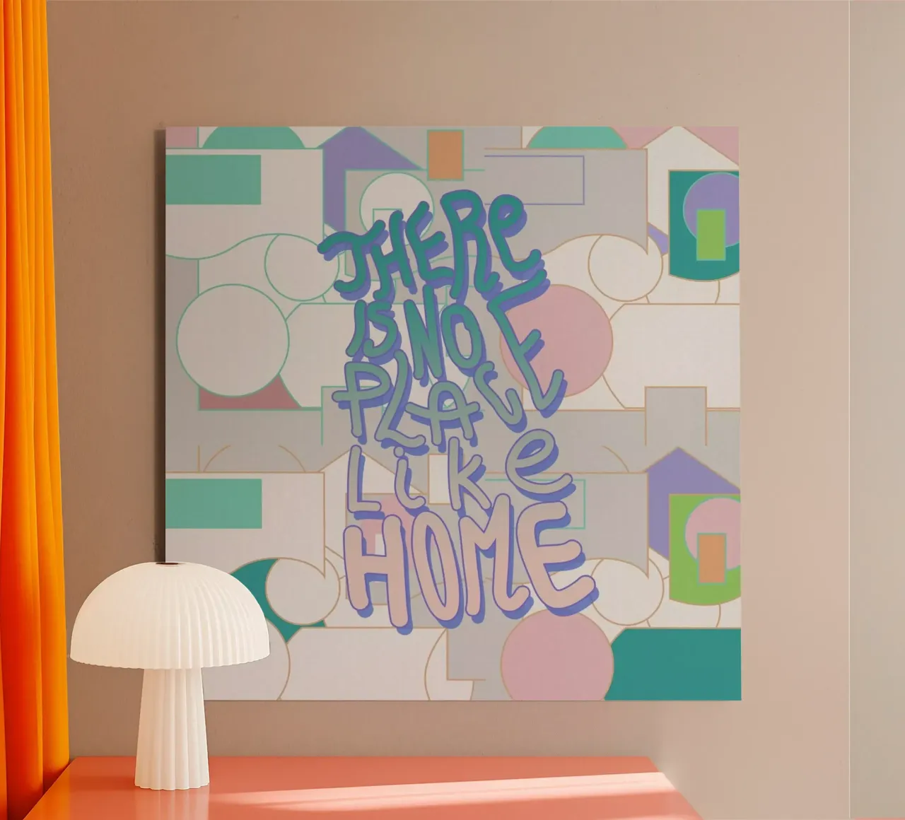 There Is No Place Like Home alluminio dibond da Vasare Nar