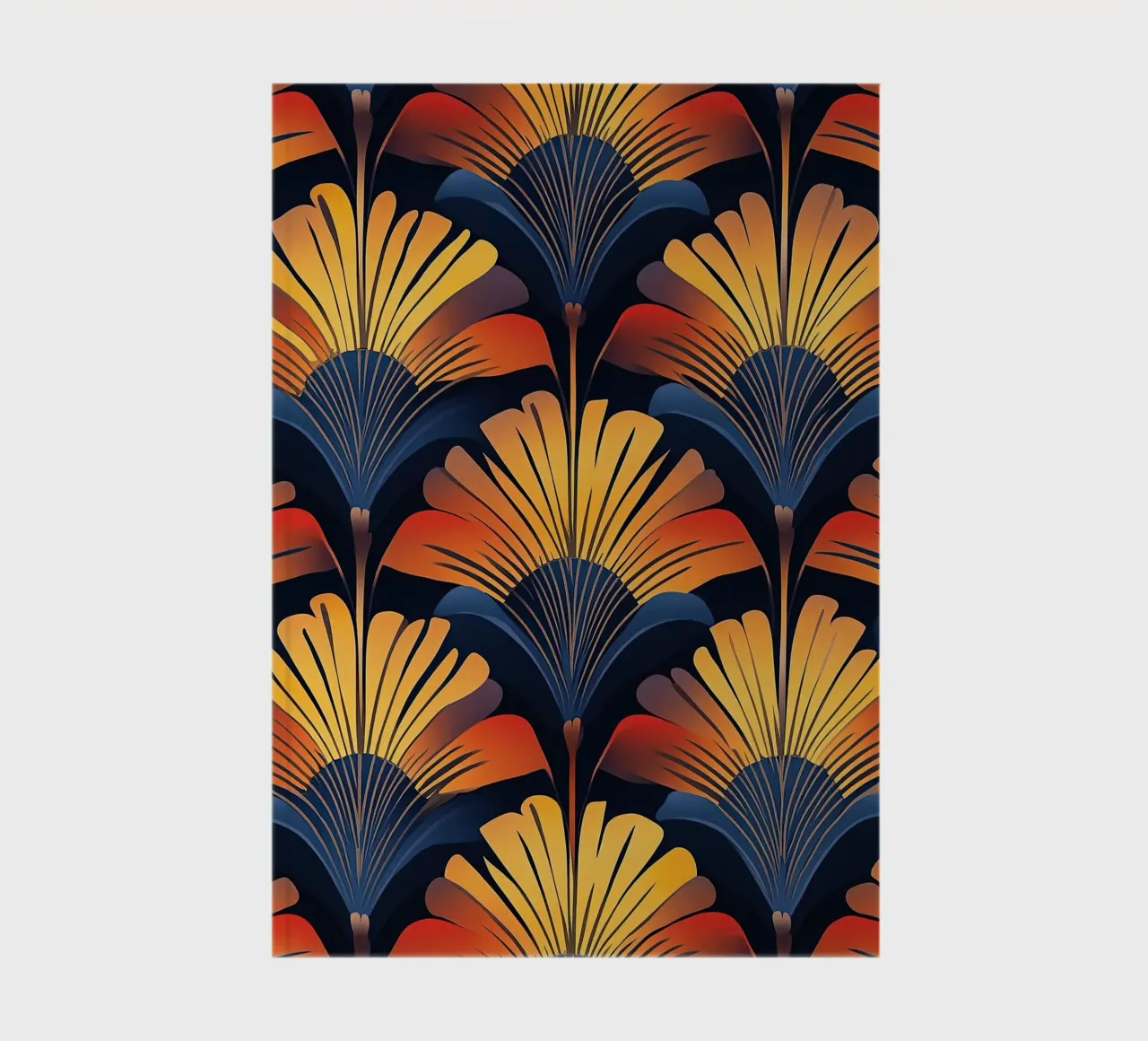 Art Deco "Gilded Reflections" notebook by Golden Era