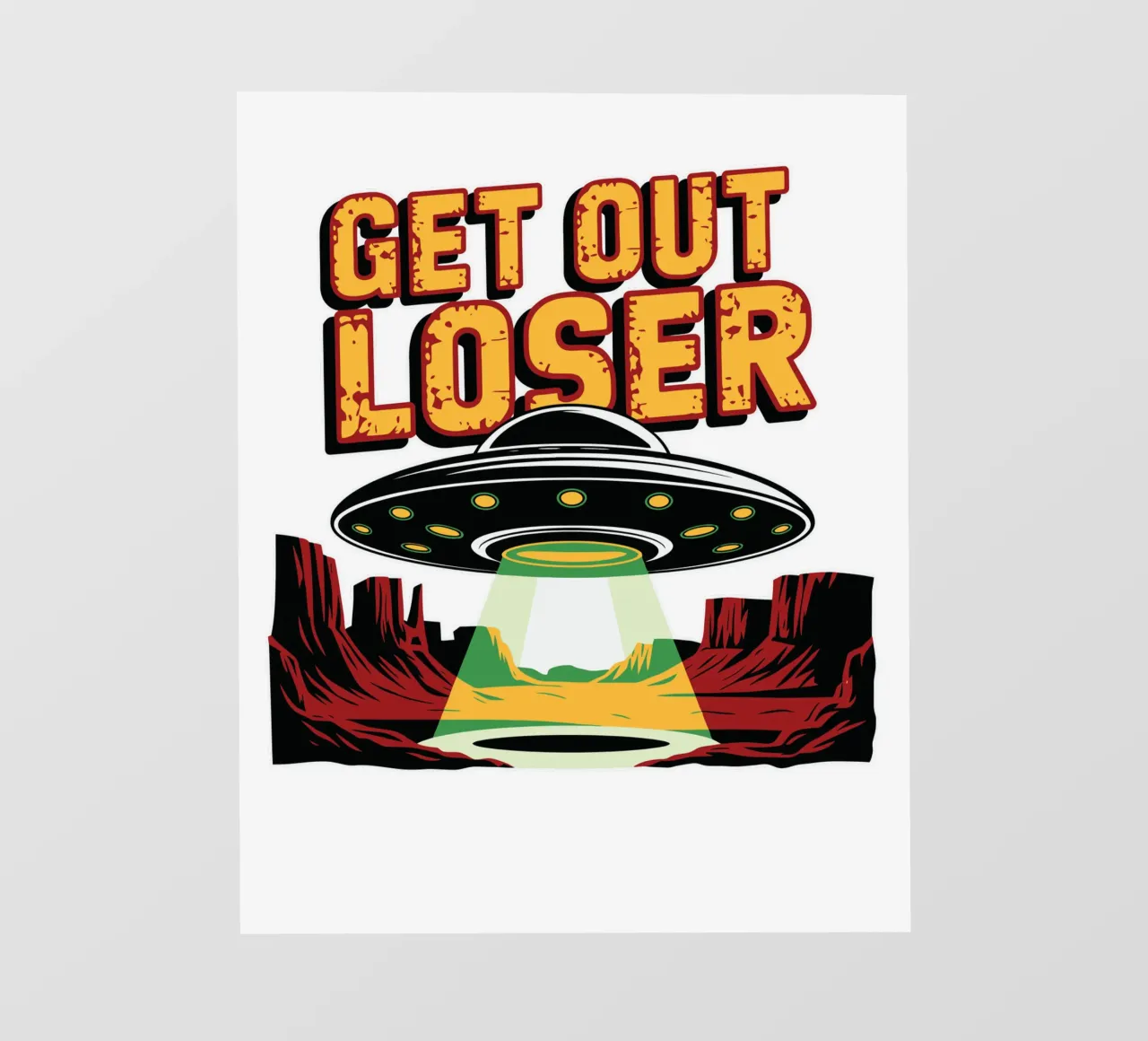 Get Out Loser pellicola backlit da edsonramosart
