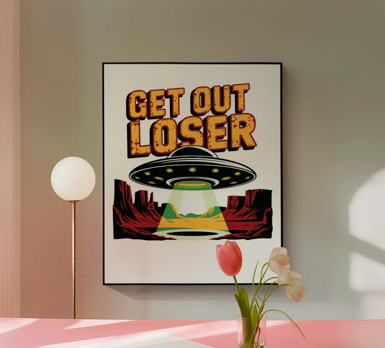 Get Out Loser plexiglass da edsonramosart
