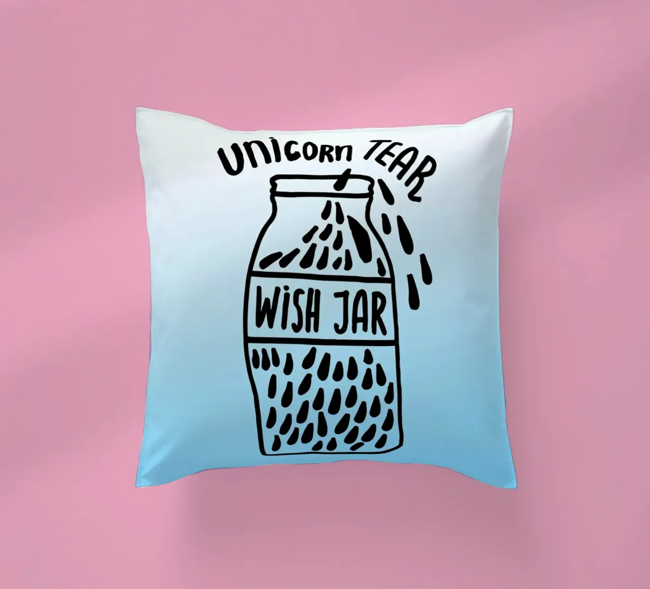 Unicorn Tear Wish cuscino da Vasare Nar