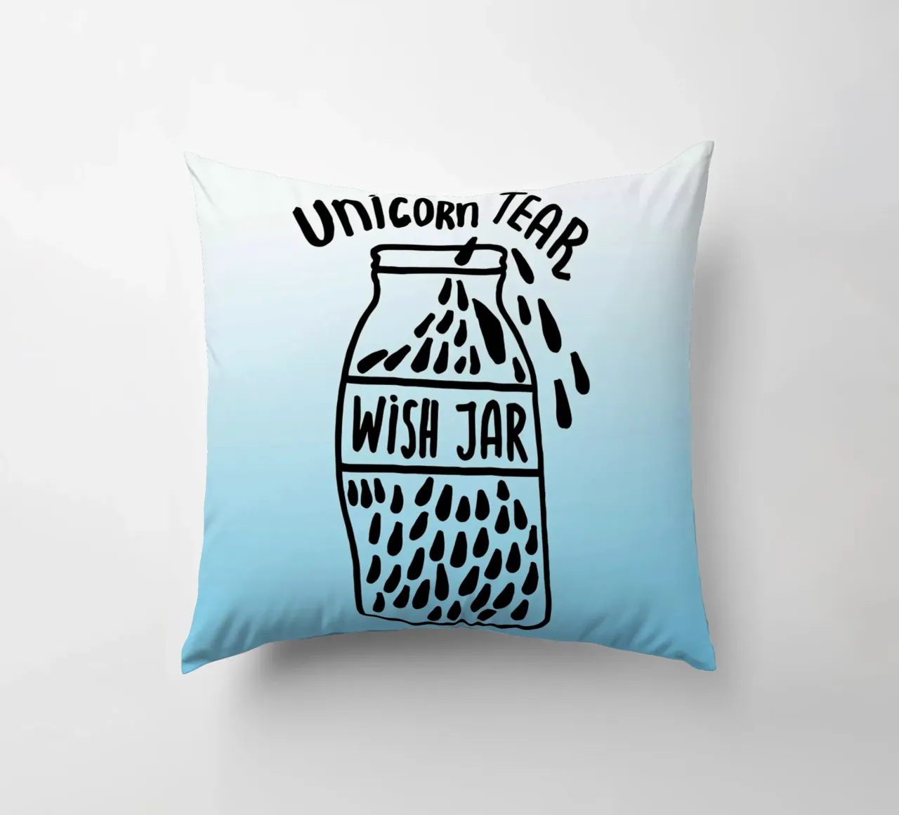 Unicorn Tear Wish cuscino da Vasare Nar