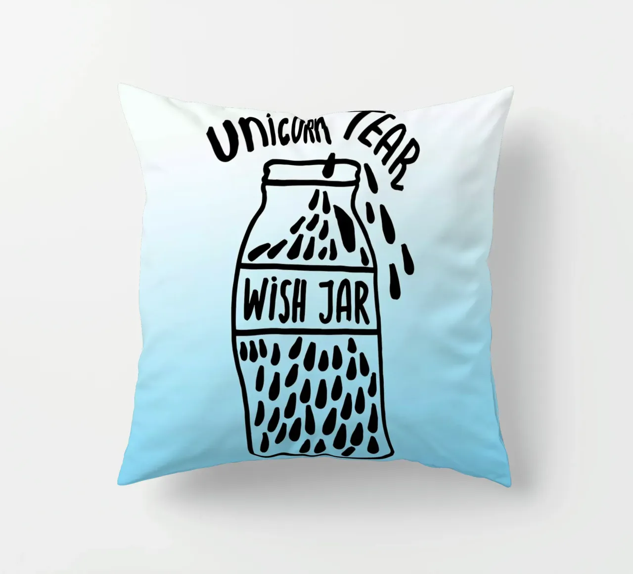 Unicorn Tear Wish cuscino da Vasare Nar