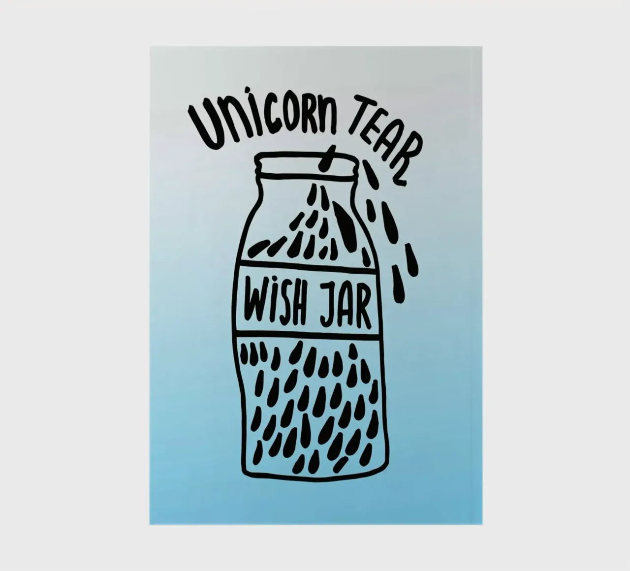 Unicorn Tear Wish carnet de notes de Vasare Nar