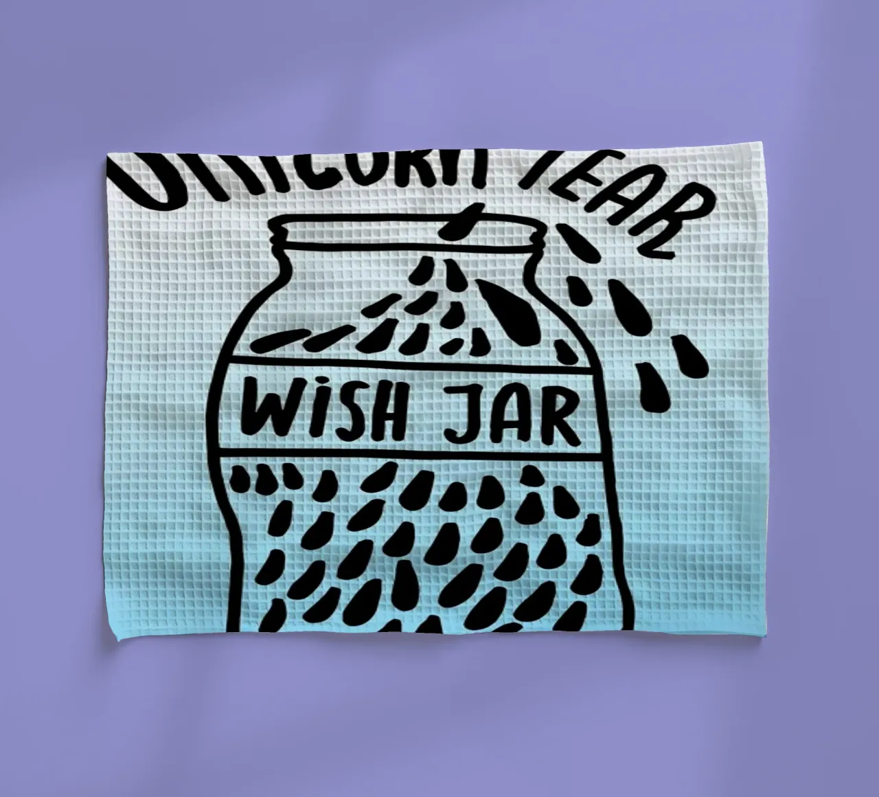 Unicorn Tear Wish canovaccio da cucina da Vasare Nar