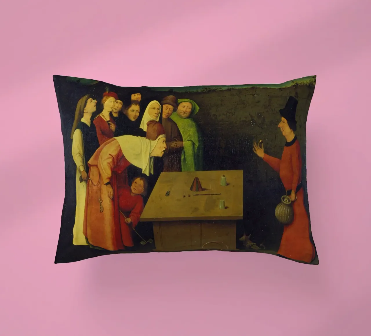 Hieronymus Bosch - Il prestigiatore cuscino da ARTOTHEK