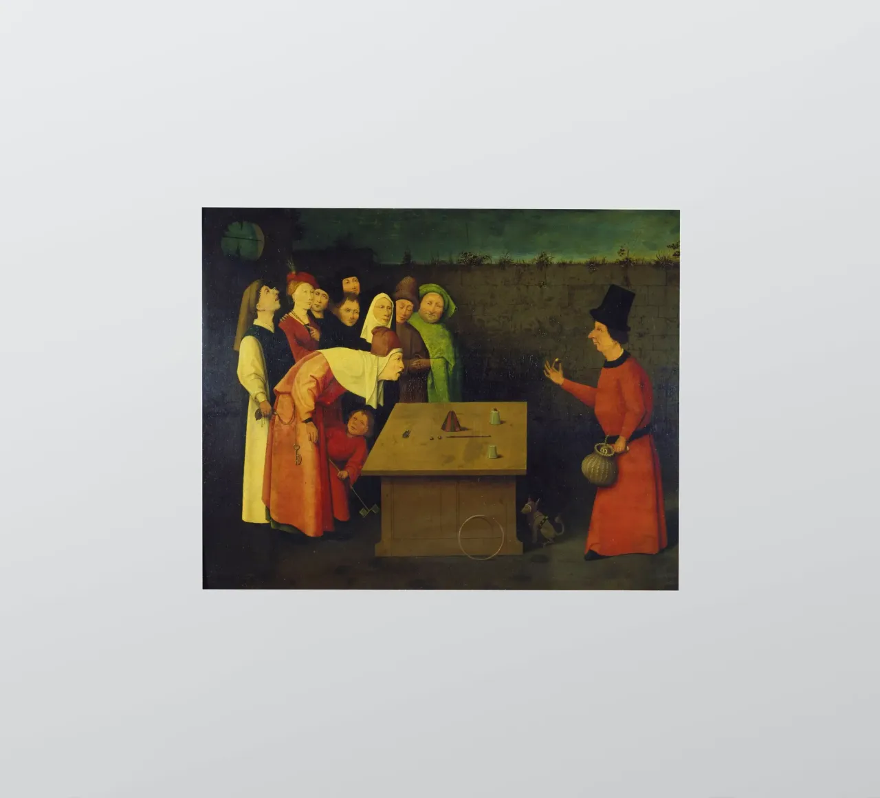 Hieronymus Bosch - The Conjuror sticker by ARTOTHEK